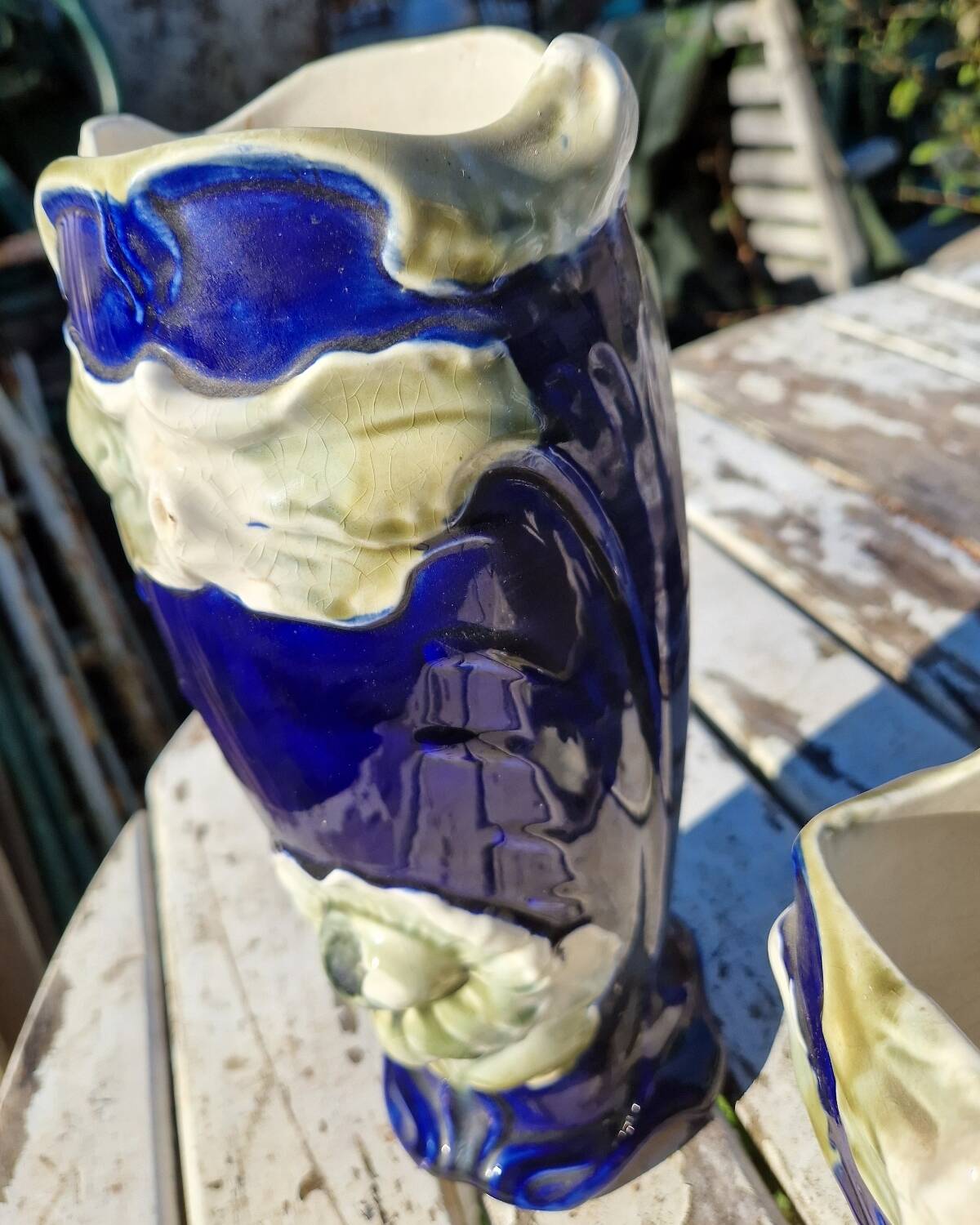 De Bruyn Fives Lille earthenware fireplace surround