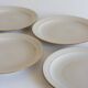 Set de six assiettes de type bistrot, Années 60/70