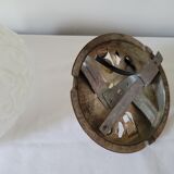 Ceiling lamp flowers in molded glass