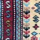 Carpet vintage caucasian chirwan done hand 75 x 120 cm