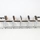 Ensemble de 6 chaises de salle à manger Style B32 de Marcel Breuer