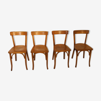 Suite de 4 chaises Baumann années 50