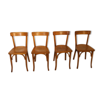 Set of 4 chairs Baumann 50s