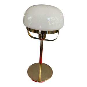 Lampe de bureau midcentury en verre