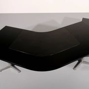 Osvaldo Borsani for Tecno ‘T96’ executive corner desk in black lacquered wood