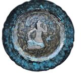 Enamelled stoneware dish Martine Le Pétillon Quimper