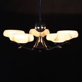 1930s Art Deco Chandelier, Czechoslovakia