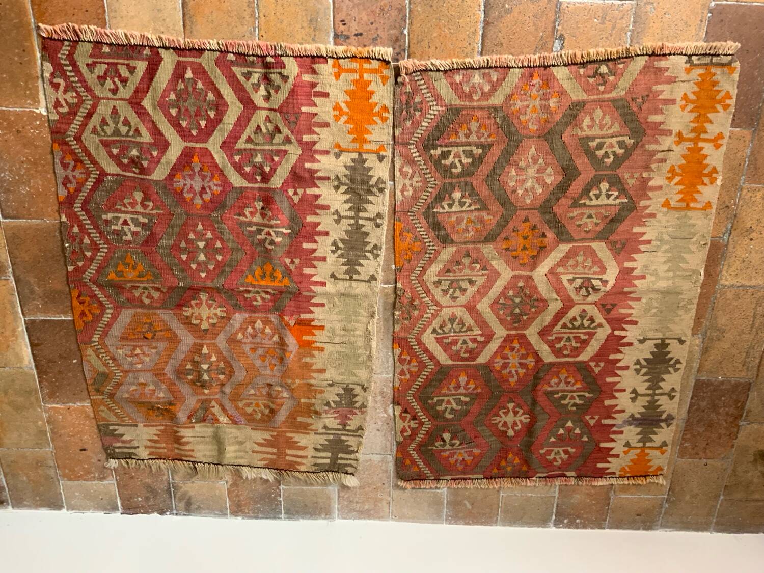 Pair of old rugs