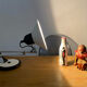Aluminor articulated desk lamp France vintage 70s