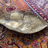 David Marshall bronze leaf vintage design empty pocket