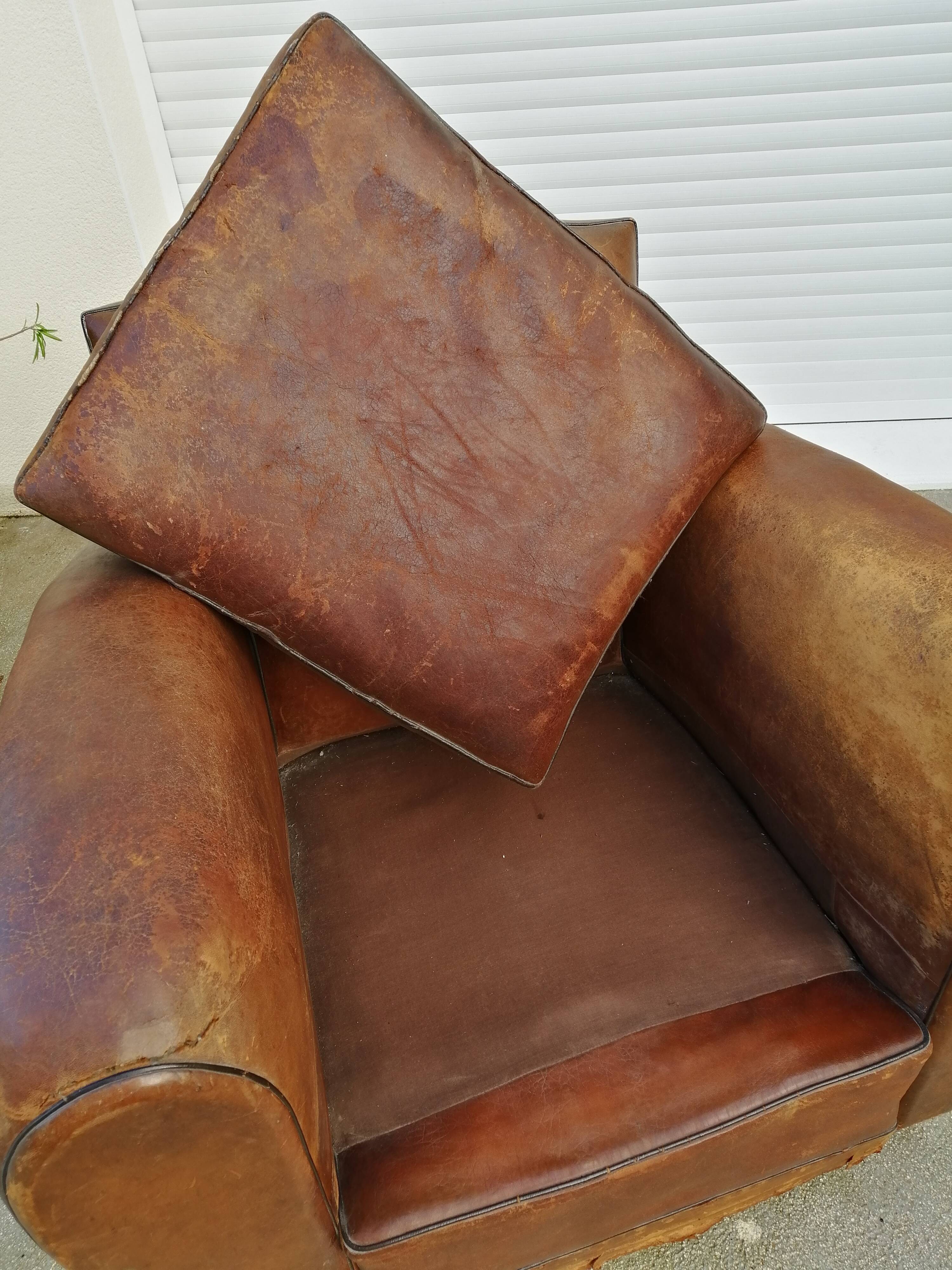 Moustache club armchair