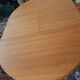 Table ronde extensible scandinave teck vintage