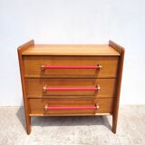 Vintage oak chest of drawers 3t 1960