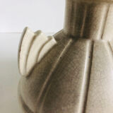 Art Deco lamp base in crackled ceramic