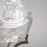 French Art Deco Cut Crystal 'Mushroom' Table Lamp, 1920s