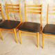 Set de 4 chaises scandinave vintage