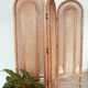 Rattan and cannage screen