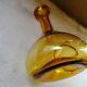 Vintage yellow smoked Catalan carafe