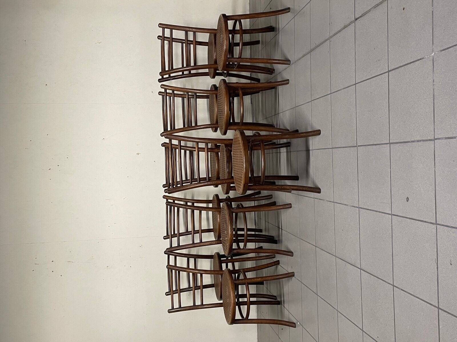 Chaises, Italie, fin XIXe siècle, lot de 11