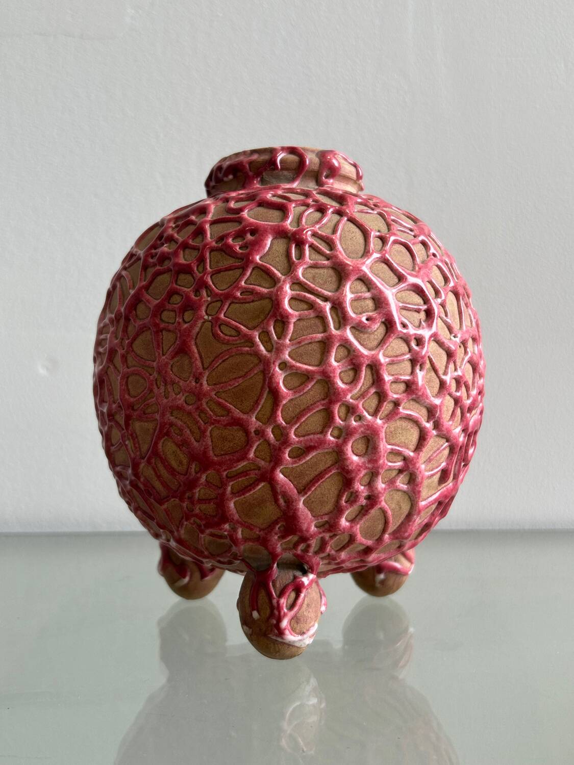 Bordeaux art ceramic vase