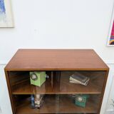 Scandinavian glass bookcase