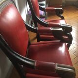 Pair of notary chairs