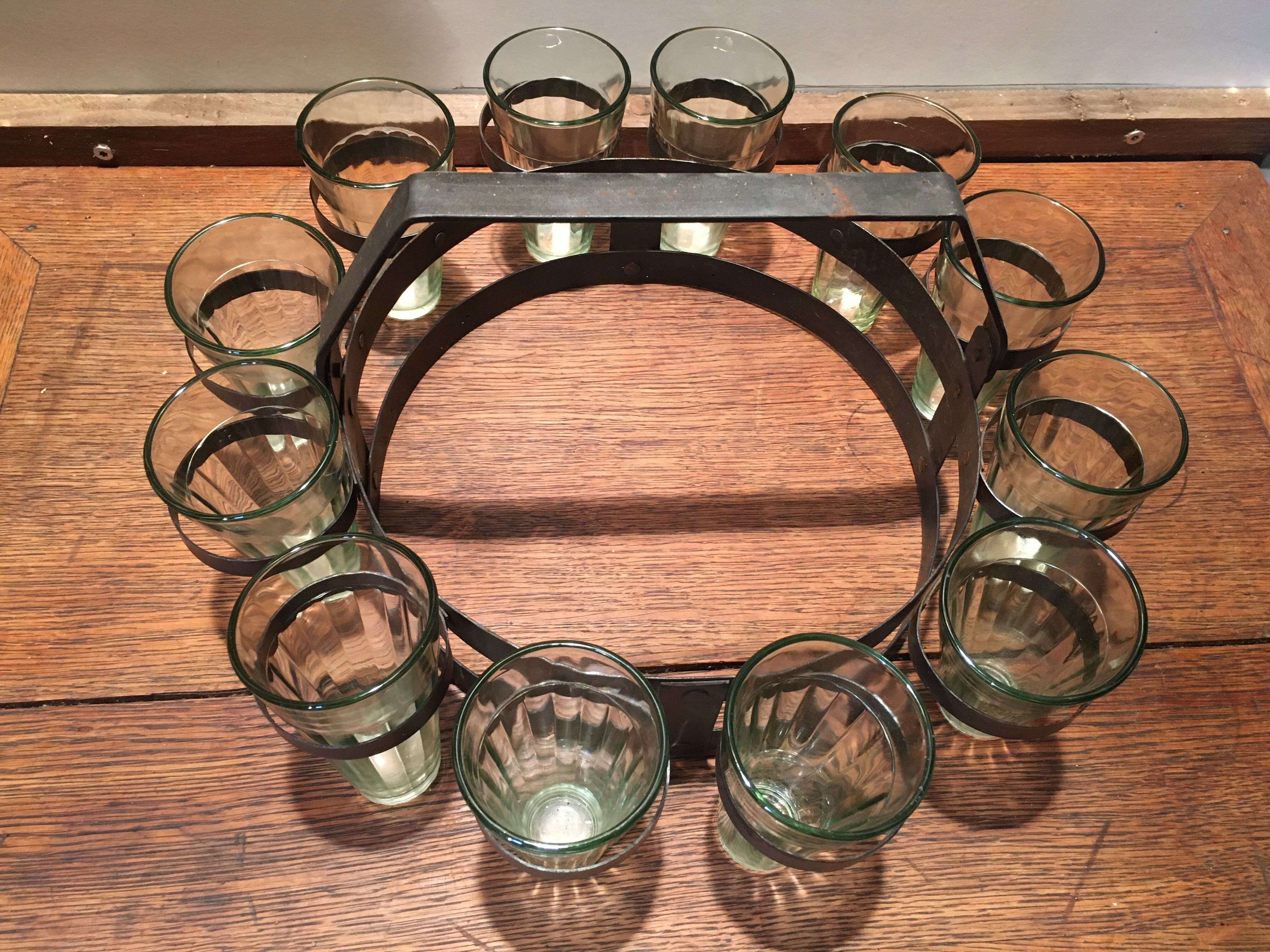 Indian tea glass service