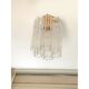 Modern Gold “Tronchi” Murano Glass Flush Mount