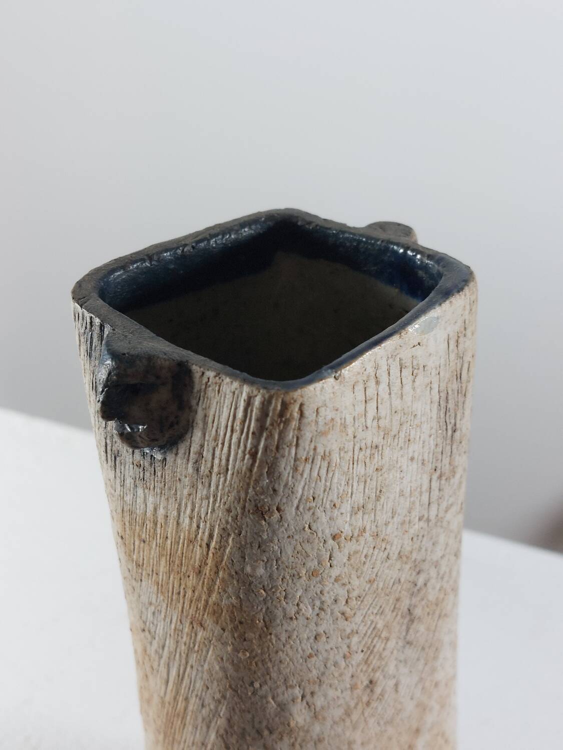 Vintage mid-century handmade ceramic vase
