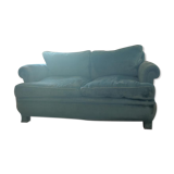 Blue velvet sofa - 1940-1950