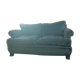 Canapé velours bleu 1940-1950