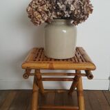 Bamboo side table