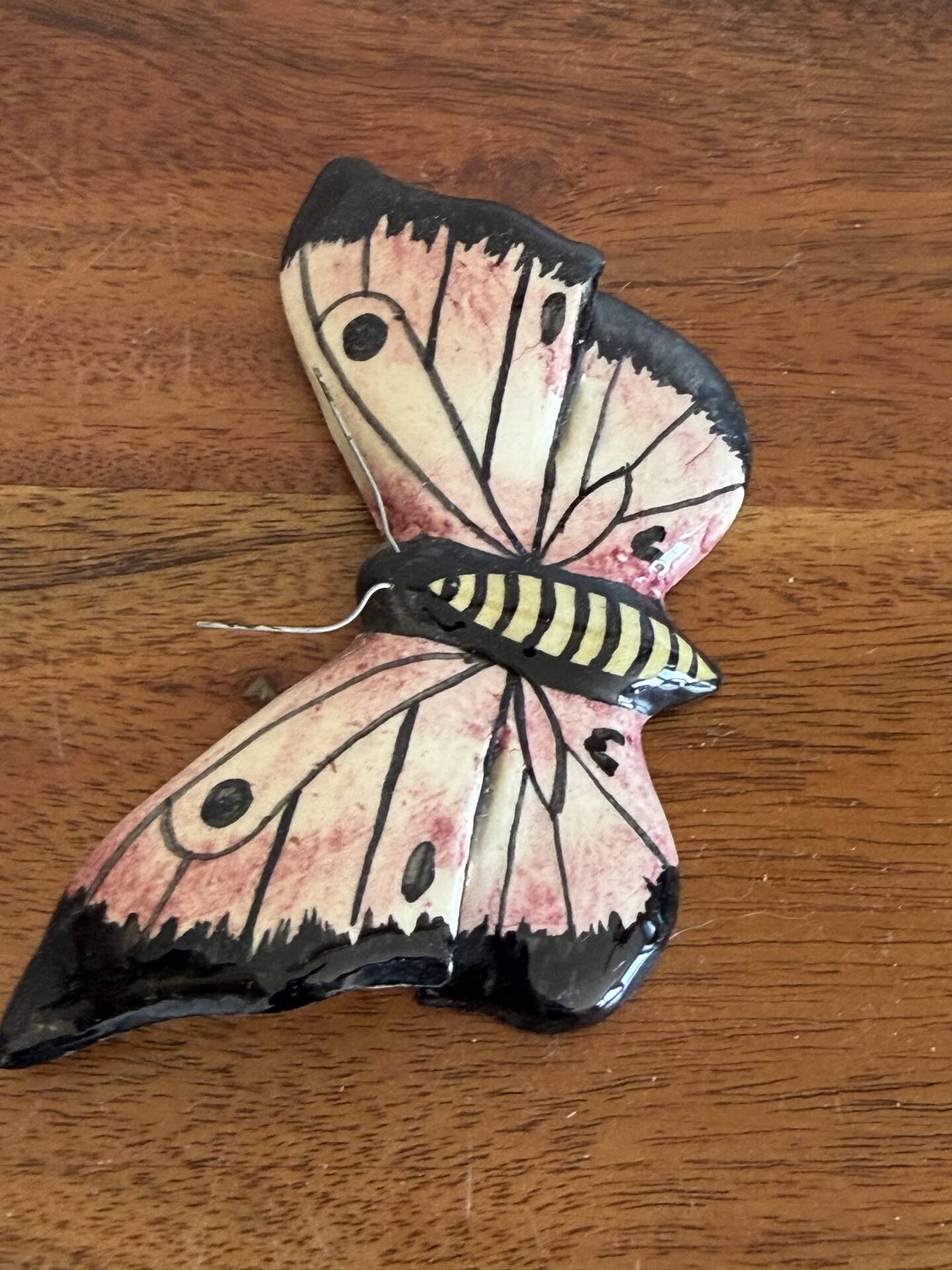 Papillon en céramique à suspendre