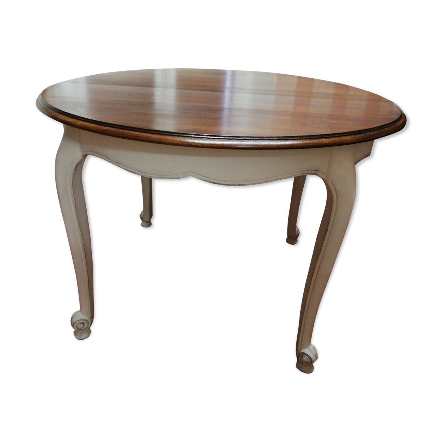 Extendable round table Louis XV style