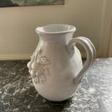Pitcher in dabbling cherry decoration