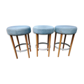 Suite de 3 tabourets de bar