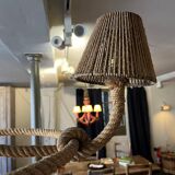 Berthes Glasser 1970 rope chandelier