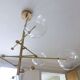 Suspension en laiton & verre Borosilicate " RD15 6 ARMS " design Schwung