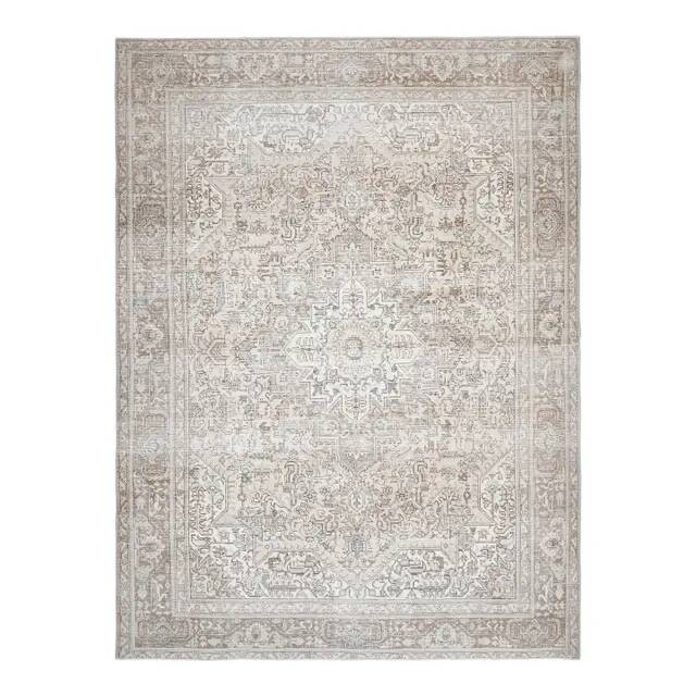 1970s Vintage Persian Handmade Wool Cotton Brown Area Rug 281x370