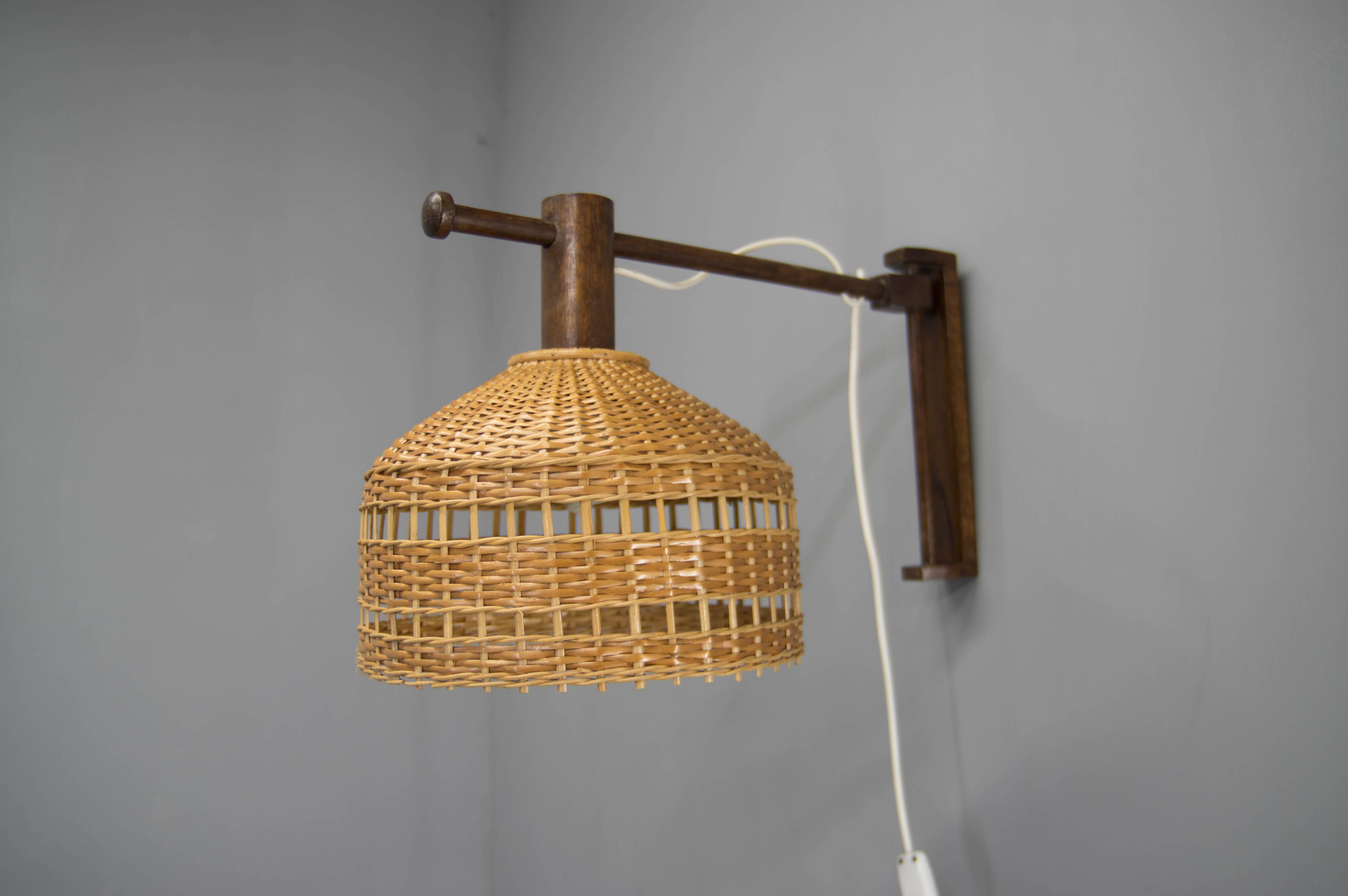 Mid-Century Adjustable Wall Light, 1960s
