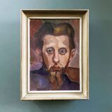 Tableau expressionniste XXème "Un jeune homme"