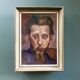 20th century expressionist painting "A young man"