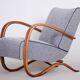 Fauteuil Lounge H-269 Art Déco tchèque par J. Halabala pour Up Závody, années 1930