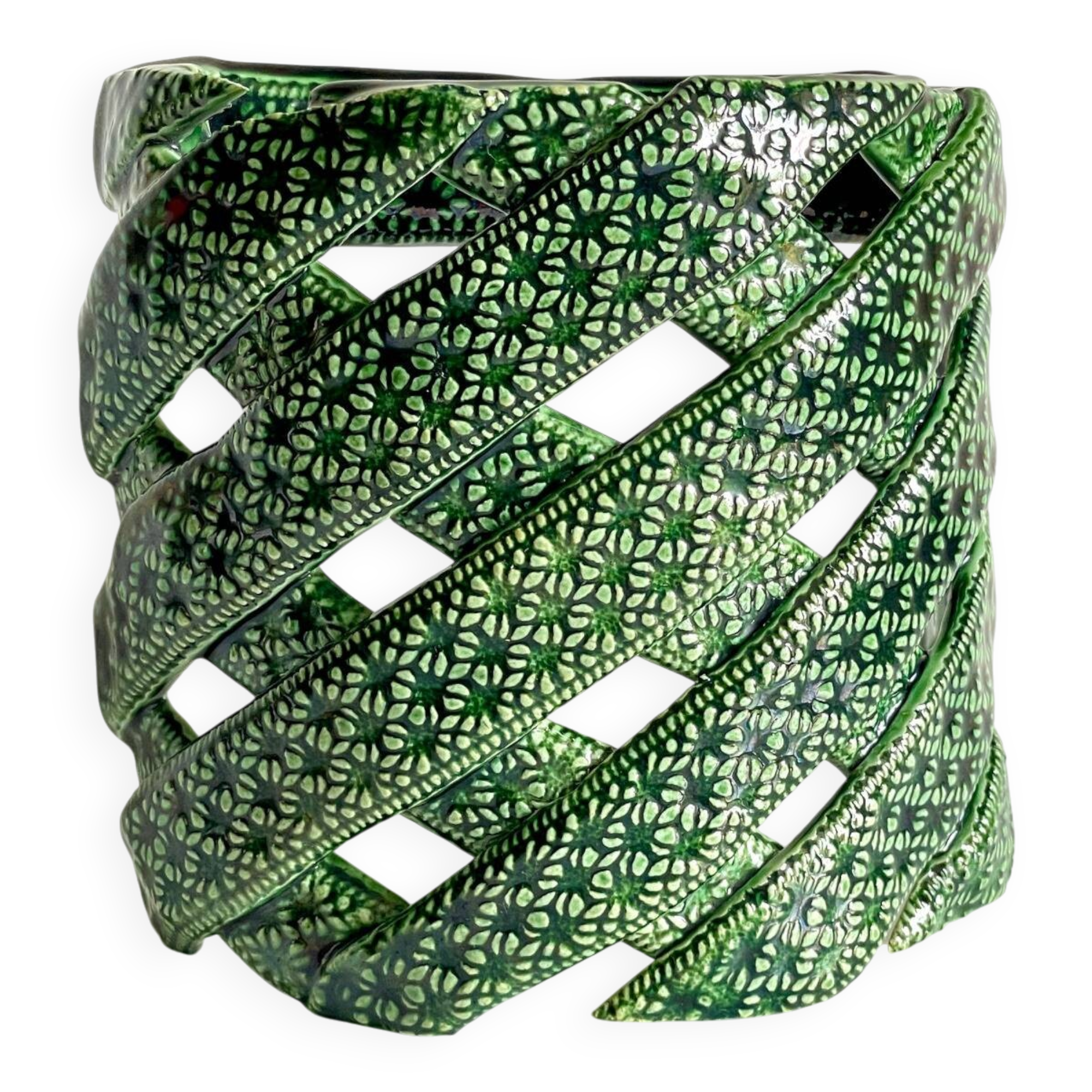 Wall lamp ceramic craftsmanship vintage