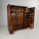 1920s Mahogany and Oak Compactom Ltd Gentleman’s Wardrobe