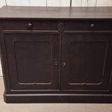 Antique black sideboard