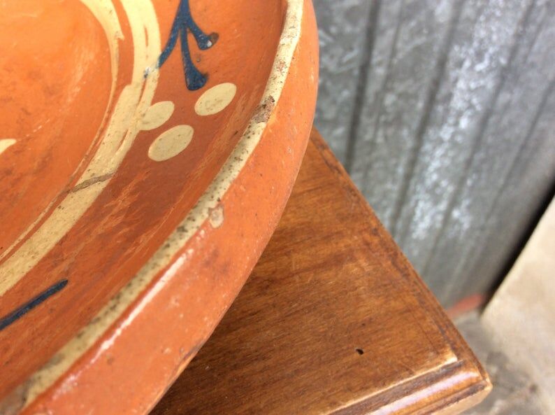 Vintage French pottery bowl