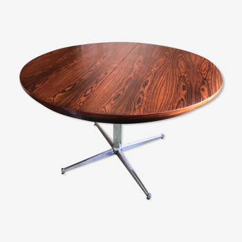 Danish style table. By Luigi BARTOLINI. Rosewood veneer. Extension.