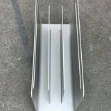 Minimalist aluminium magazine rack by Norman Foster for Helit, Germany, 1990s.