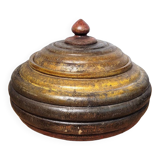 Large ethnic handcrafted wooden box